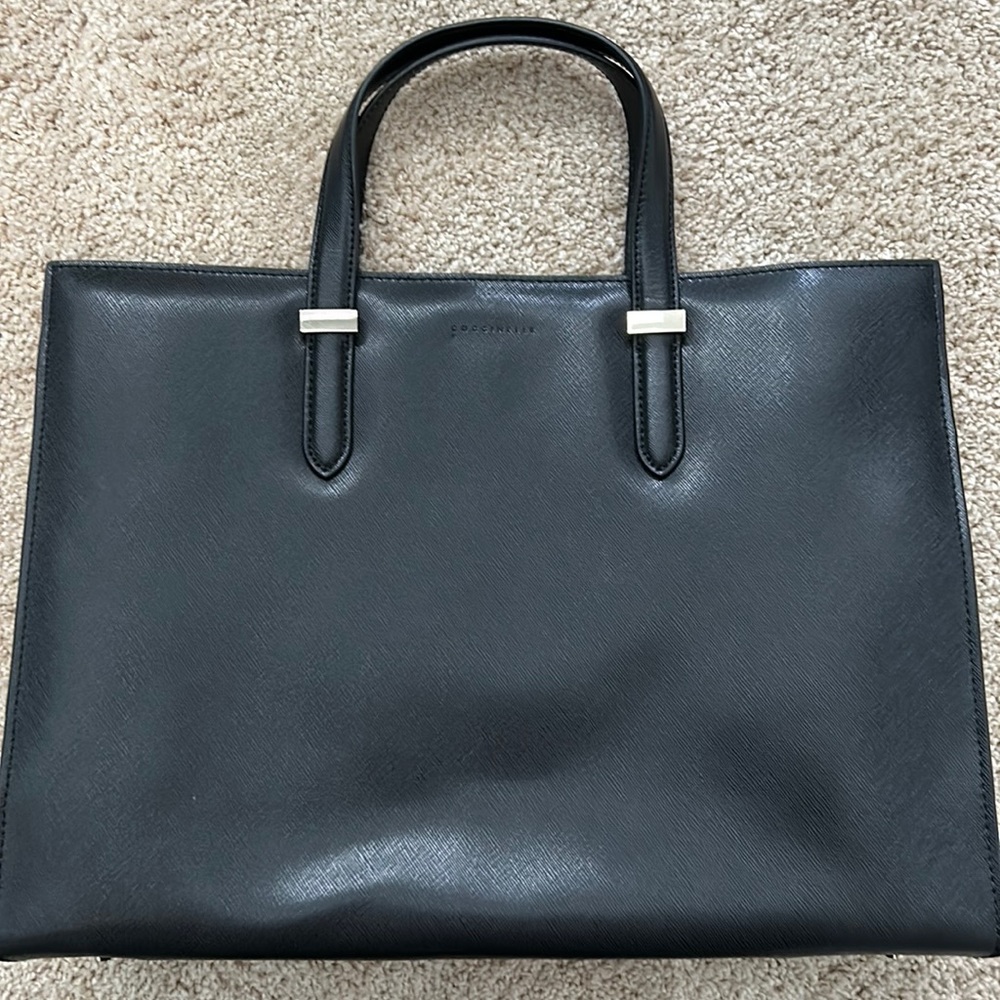 Brand New Italian black leather Coccinelle purse